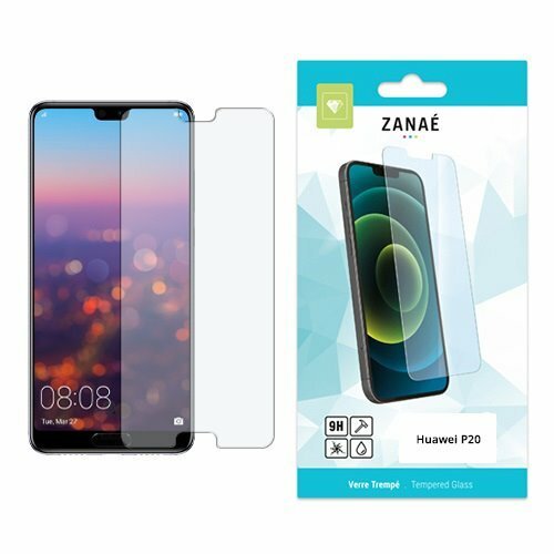 Protection d’écran ZANAÉ en verre trempé 9H pour Huawei P20, transparente et durable.