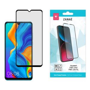 Verre trempé ZANAÉ pour Huawei P30 Lite avec emballage moderne et protection complète.