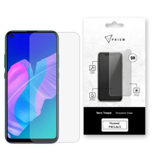 Verre trempé Prism 9H pour Huawei P40 Lite E, protection d’écran claire et durable.