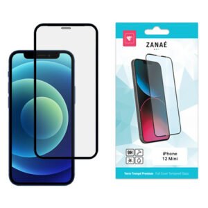 Verre trempé intégral ZANAÉ pour iPhone 12 Mini, protection écran 9H complète et élégante.
