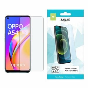 Verre trempé ZANAÉ pour Oppo A54 5G avec boîte moderne et design coloré