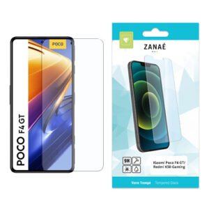 Verre trempé ZANAÉ pour POCO F4 GT, protection d’écran complète et ultra transparente.