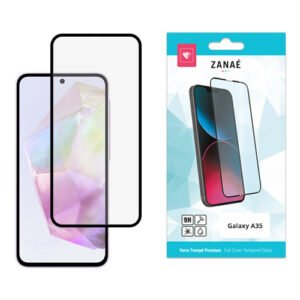 Verre trempé ZANAÉ 9H pour Samsung Galaxy A35, protection d’écran intégrale transparente.