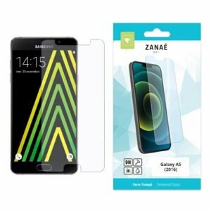 Verre trempé ZANAË pour Samsung Galaxy A5 2016, protection d’écran transparente et résistante.