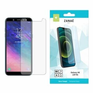 Verre trempé ZANAÉ pour Samsung Galaxy A6 2018, protection d’écran résistante et élégante.
