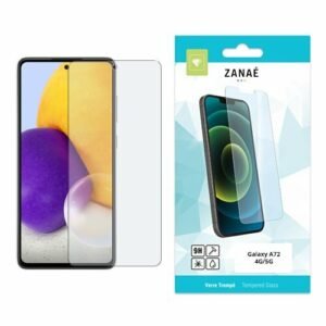 Verre trempé ZANAÉ pour Samsung Galaxy A72, protection d’écran transparente et résistante 9H.