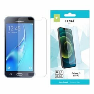 Verre trempé ZANAÉ pour Samsung Galaxy J3 2016, protection d’écran robuste et transparente.