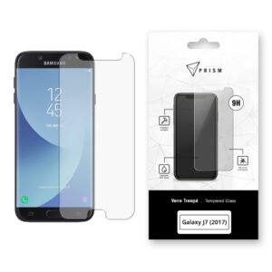 Verre trempé PRISM pour Samsung Galaxy J7 2017, protection d’écran claire et résistante.