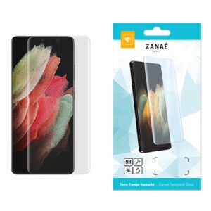 Verre trempé ZANAÉ pour smartphone moderne, protection 9H, clarté HD et design élégant.