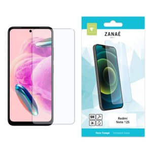 Verre trempé ZANAÉ pour Redmi Note 12 5G, protection d’écran transparente et résistante 9H.