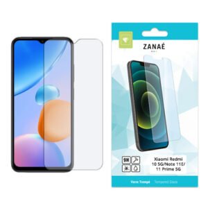Verre trempé ZANAÉ pour Xiaomi Redmi 10 5G, protection d’écran transparente et ultra résistante.