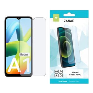 Verre trempé ZANAÉ 9H pour Xiaomi Redmi A1 et A2, protection écran complète.