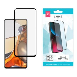 Verre trempé ZANAÉ 9H HD pour Xiaomi 11T et 11T Pro, protection écran complète.