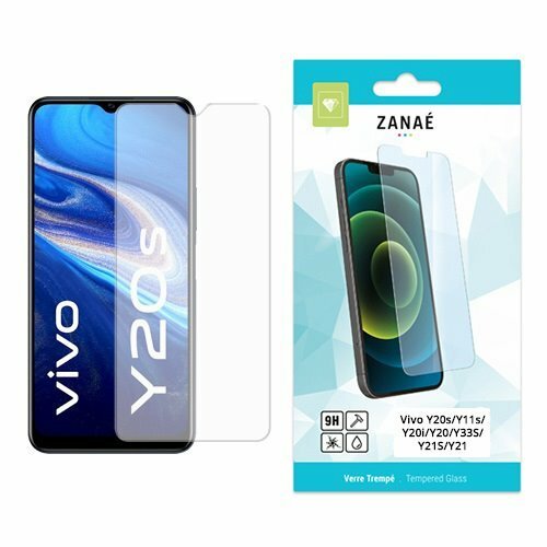 Verre trempé ZANAÉ pour Vivo Y20s, protection d’écran claire compatible multi‑modèles Vivo