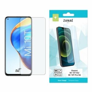 Verre trempé ZANAÉ pour Xiaomi Mi 10T et 10T Pro 5G avec emballage turquoise élégant.