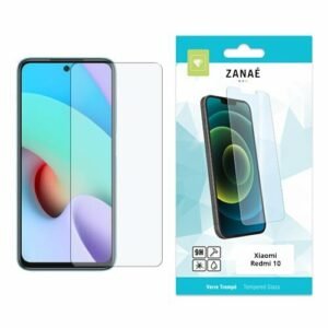 Verre trempé ZANAÉ pour Xiaomi Redmi 10, protection d’écran transparente et résistante 9H.