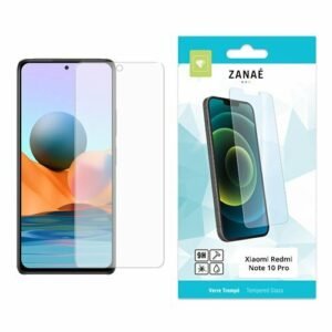 Verre trempé ZANAÉ pour Xiaomi Redmi Note 10 Pro, protection écran transparente et résistante.
