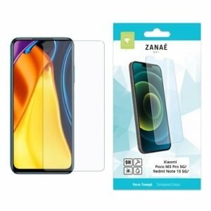 Verre trempé ZANAÉ pour Xiaomi Poco M3 Pro 5G, protection d’écran claire et ultra‑résistante.