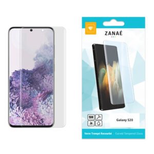 Verre trempé courbé ZANAÉ 9H pour Samsung Galaxy S20 avec emballage turquoise élégant