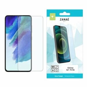 Verre trempé ZANAÉ pour Galaxy S21 FE 5G, transparent, durable et ultra‑résistant 9H.