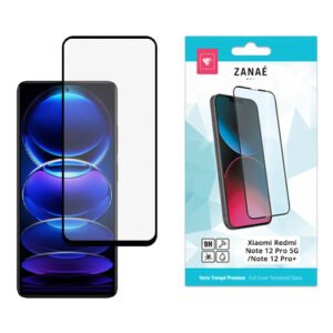 Verre trempé ZANAÉ pour Xiaomi Redmi Note 12 Pro 5G, protection 9H et clarté HD
