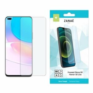 Protection écran verre trempé ZANAÉ pour Huawei Nova 8i et Honor 50 Lite, transparente et robuste.