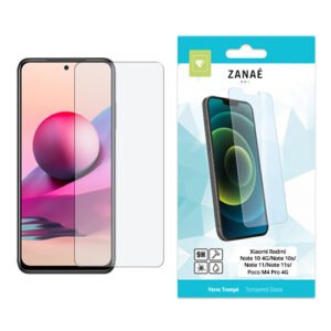 Verre trempé ZANAÈ pour Xiaomi et Poco, protection d’écran claire, résistante et haute transparence.