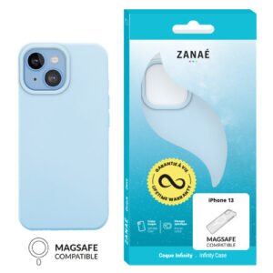Coque Infinity MagSafe pour iPhone 13, Bleu clair