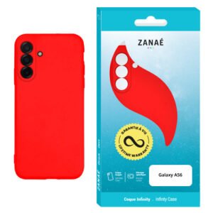 Coque Infinity pour Galaxy A56, Rouge
