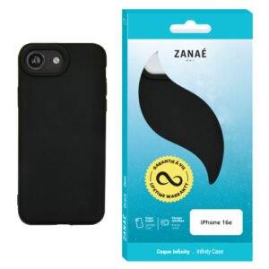 Coque Infinity pour iPhone 16e, Noir