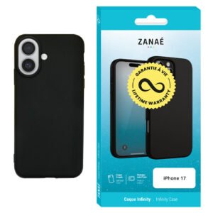 Coque Infinity pour iPhone 17, Noir