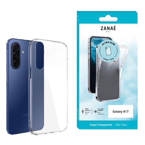 Coque Softgel pour Galaxy A17, Transparent