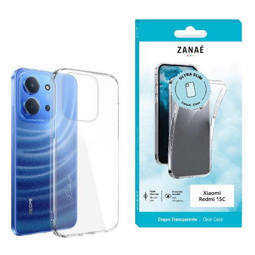 Coque Softgel pour Redmi 15C, transparent