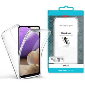 Coque 360 pour Galaxy A32 5G / M32 5G, Transparent