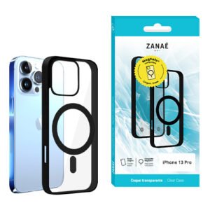 Coque Compatible MagSafe pour iPhone 13 Pro, Noir