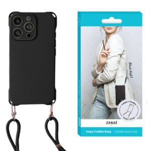 Coque Cordella Bump pour iPhone 16 Pro, Noir