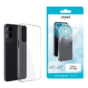 Coque transparente ZANAÉ ultra slim pour Samsung Galaxy S25 Edge avec design élégant et protecteur