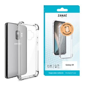 Coque transparente antichoc ZANAÉ pour Samsung Galaxy S9 avec protection renforcée aux coins