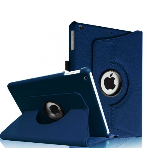 Etui Rotatif pour iPad 10.2 (7,8,9e gen), Marine