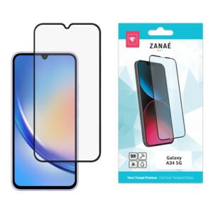 Film de protection Verre trempe Full Cover pour Galaxy A34 5G, Noir