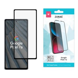 Film de protection Verre trempe Full Cover pour Google Pixel 7a, Noir