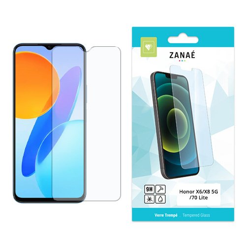 Film Protecteur en verre trempe pour Honor X6 / X6a / X6b / X8 5G / 70 Lite, Transparent