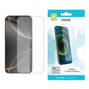 Film Protecteur en verre trempe pour iPhone 17 Pro / 17 / 16 Pro, Transparent