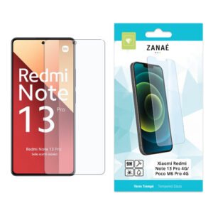 Film Protecteur en verre trempe pour Redmi Note 13 Pro 4G / Poco M6 Pro 4G, Transparent
