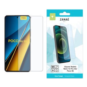 Film Protecteur en verre trempe pour Redmi Note 13 Pro 5G / Poco X6, Transparent