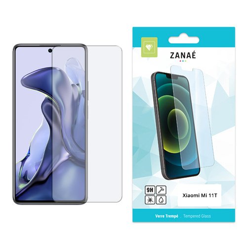 Film Protecteur en verre trempe pour Xiaomi Mi 11T, Transparent
