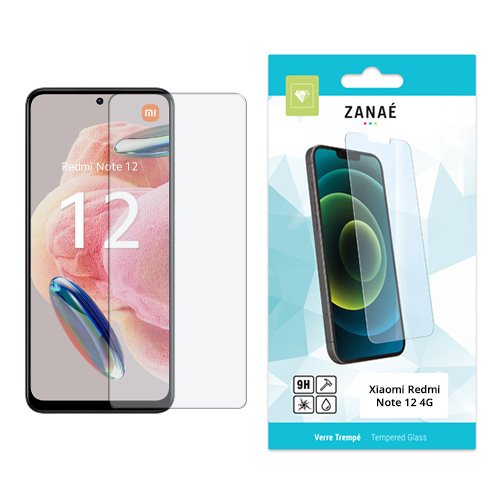 Film Protecteur en verre trempe pour Xiaomi Redmi Note 12 4G, Transparent