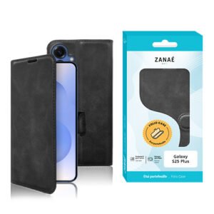 Portefeuille Zanae Columbia pour Galaxy S25 Plus, Noir