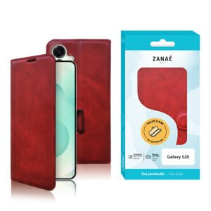 Portefeuille Zanae Columbia pour Galaxy S25, Rouge