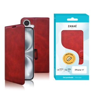 Portefeuille Zanae Columbia pour iPhone 17, Rouge